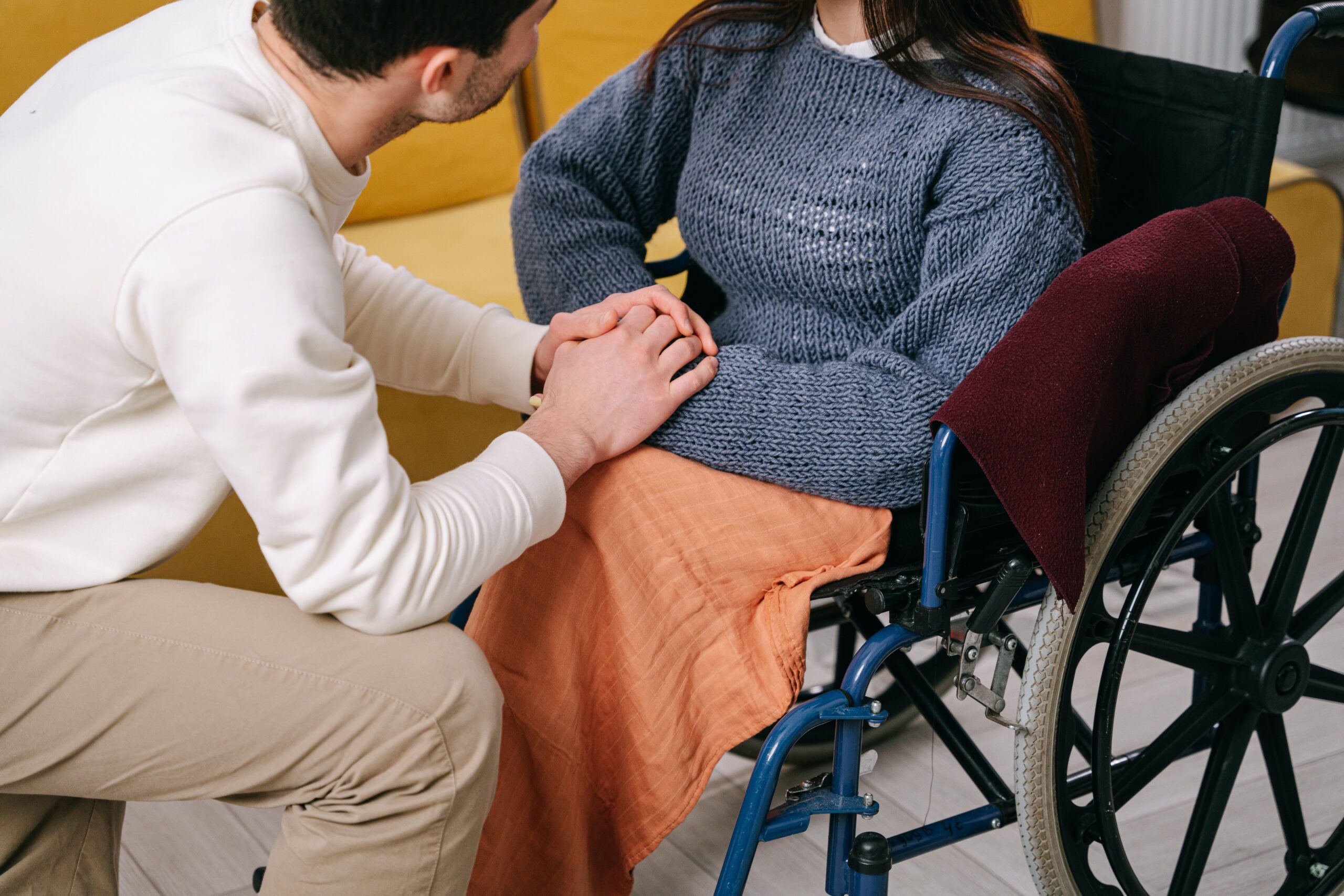Photo by Ivan Samkov httpswww.pexels.comphotoman-holding-woman-s-hands-8127503